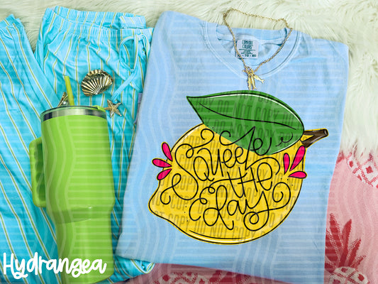 Squeeze the day -  Digital Download 300DPI PNG FILE