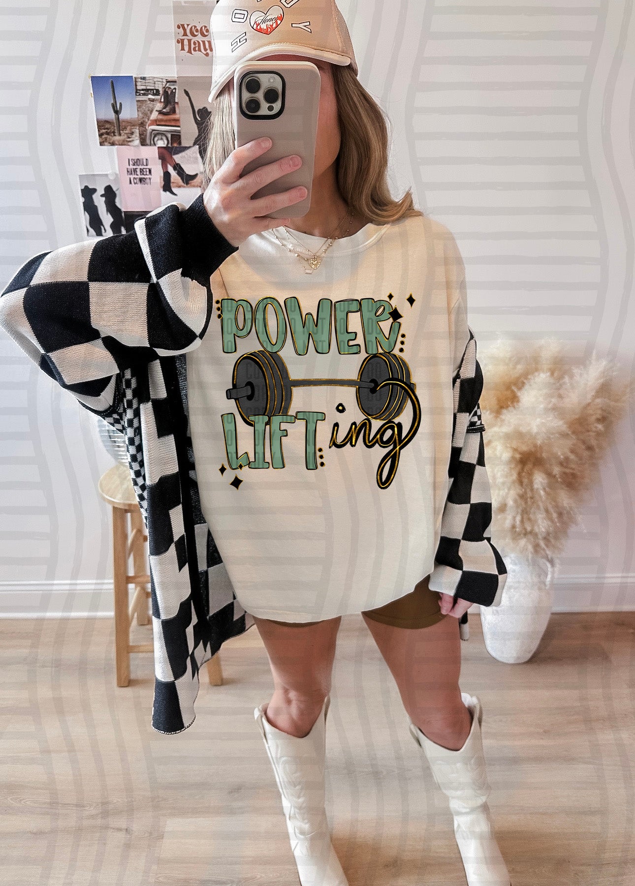 Power Lifting - Color Dropdown Digital Download 300DPI PNG FILE