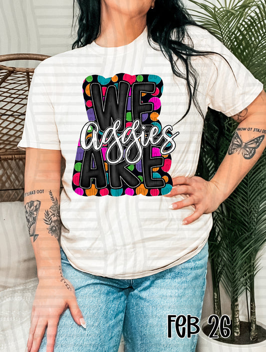 We are polka dots - Custom - Dropdown menu - 300 DPI digital design