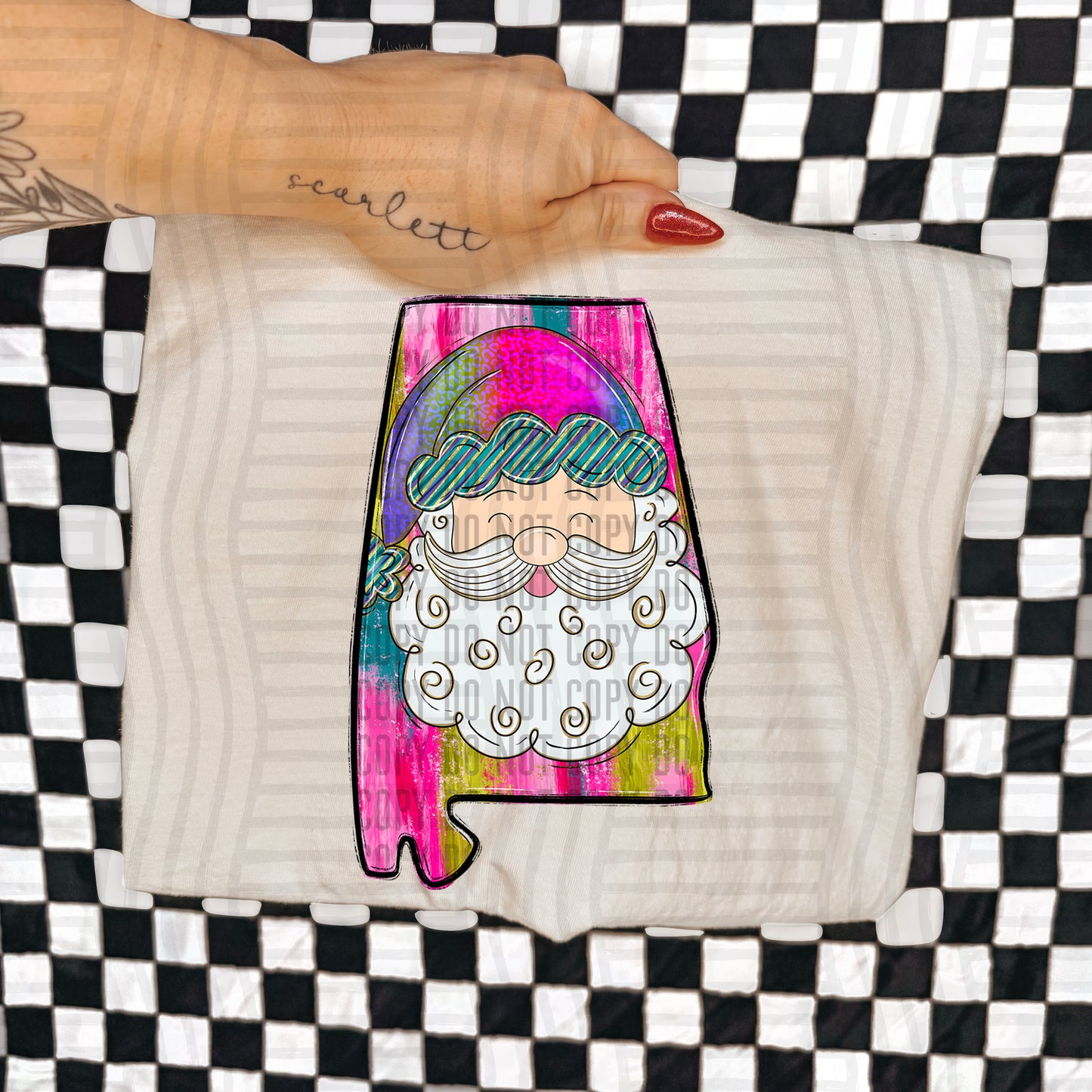 PICK A STATE - SANTA STATES - Digital download 300DPI PNG FILE