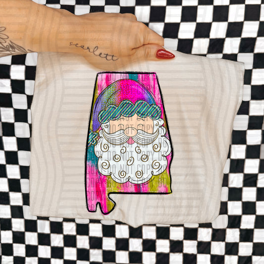 PICK A STATE - SANTA STATES - Digital download 300DPI PNG FILE