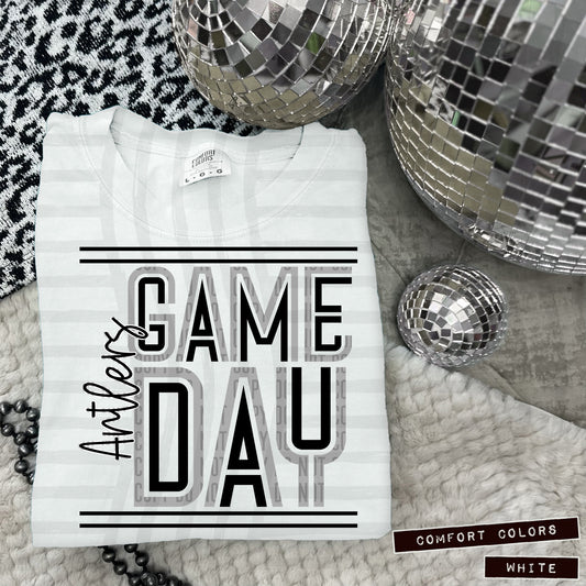 TWO TONED GAME DAY  - Dropdown + CUSTOM - Digital Download 300DPI PNG FILE