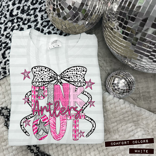 Pink Out Silver - Dropdown + CUSTOM - Digital Download 300DPI PNG FILE