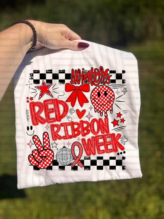RED RIBBON WEEK - 300 dpi Digital Download