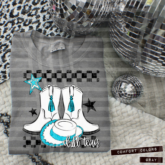 Drill Team - Boot/hat Collage - Can add names - not for digital resale-  Color Dropdown Digital Download 300DPI PNG FILE