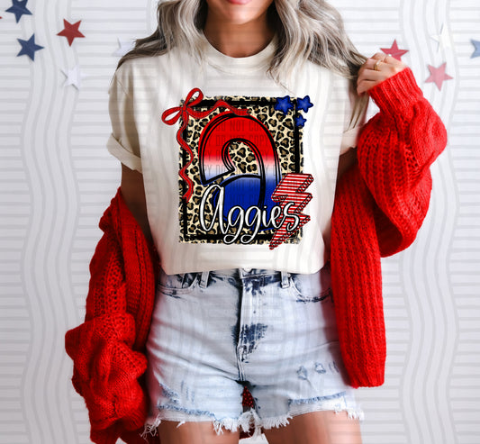 Star Spangled Sass Mascots -  Custom + DROPDOWN - 300 DPI digital download