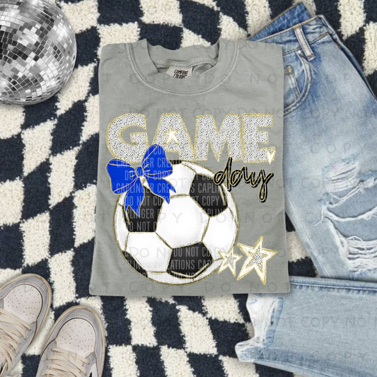 Game Day Soccer - Color Dropdown Digital Download 300DPI PNG FILE