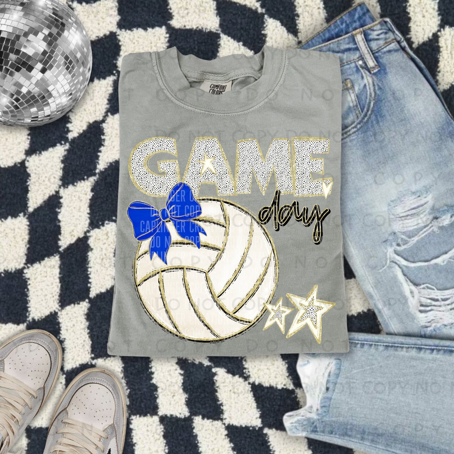 Game day Volleyball - Color Dropdown Digital Download 300DPI PNG FILE