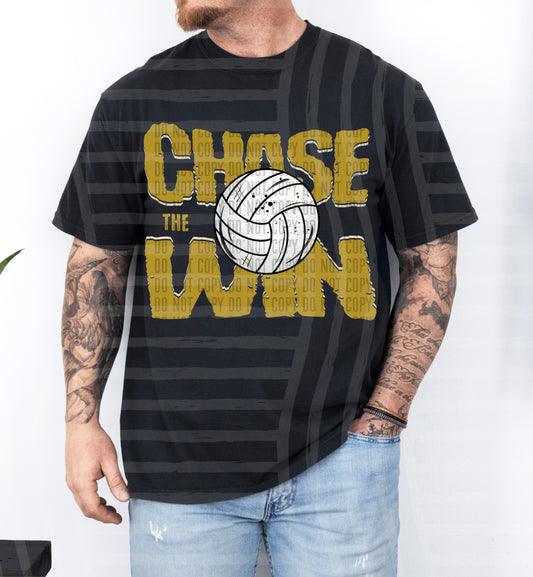 Chase the Win VOLLEYBALL - Color Dropdown Digital Download 300DPI PNG FILE