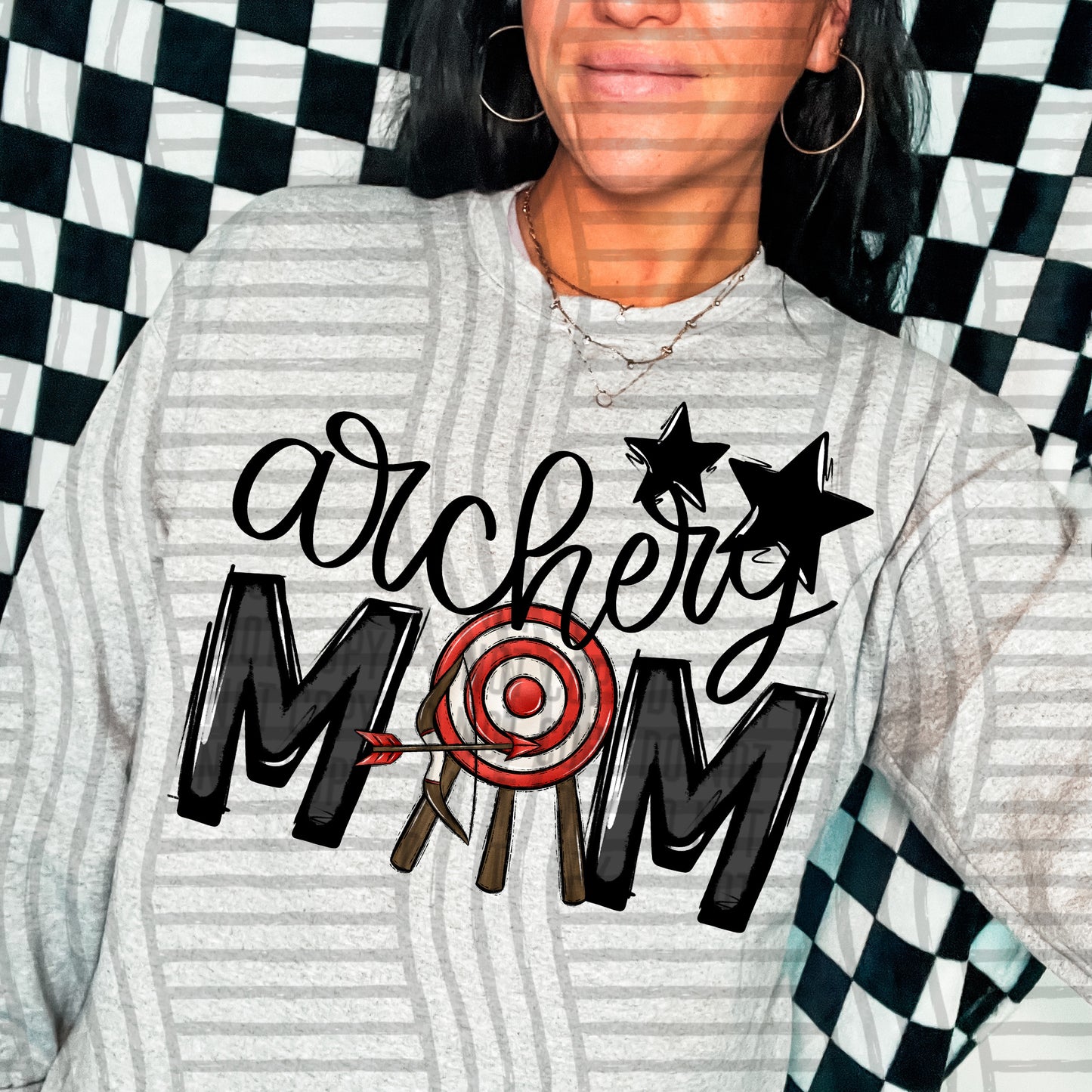 Archery Mom - Color Dropdown Digital Download 300DPI PNG FILE