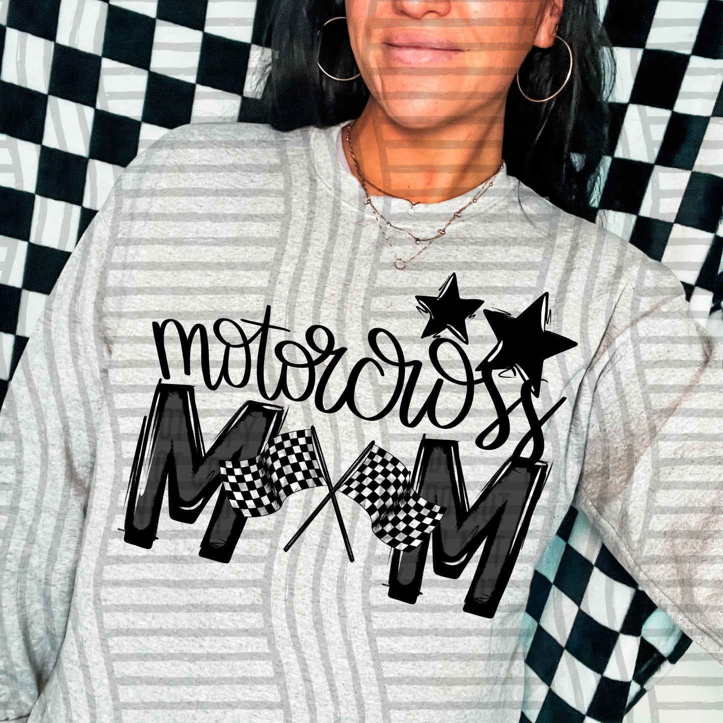 Motocross Mom - Color Dropdown Digital Download 300DPI PNG FILE