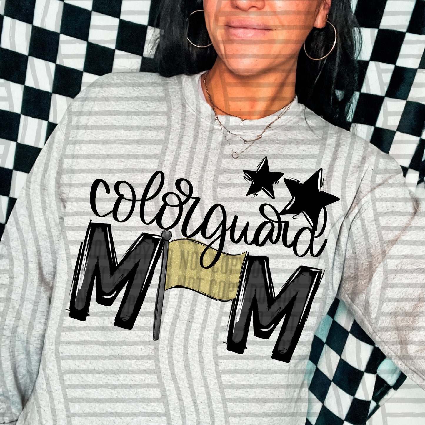 Colorguard Mom - Color Dropdown Digital Download 300DPI PNG FILE