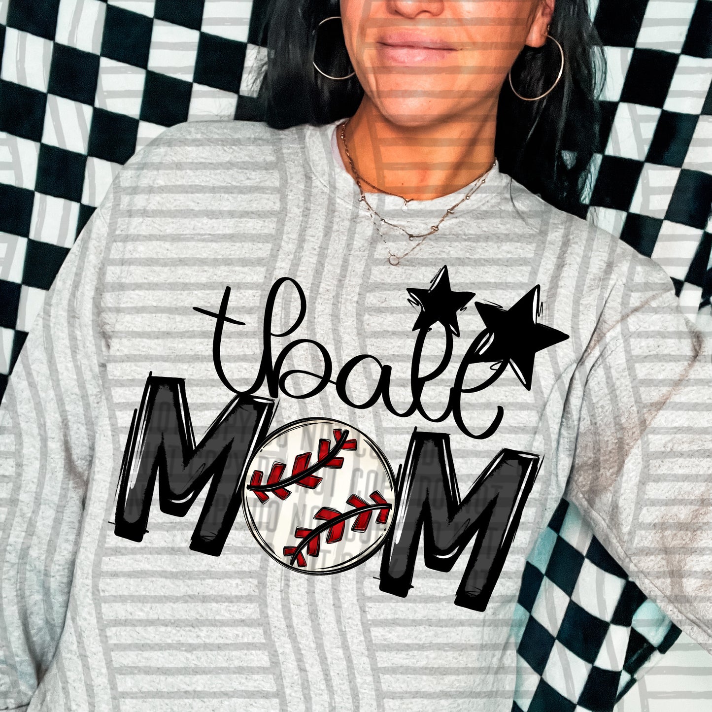 Tball Mom - Color Dropdown Digital Download 300DPI PNG FILE