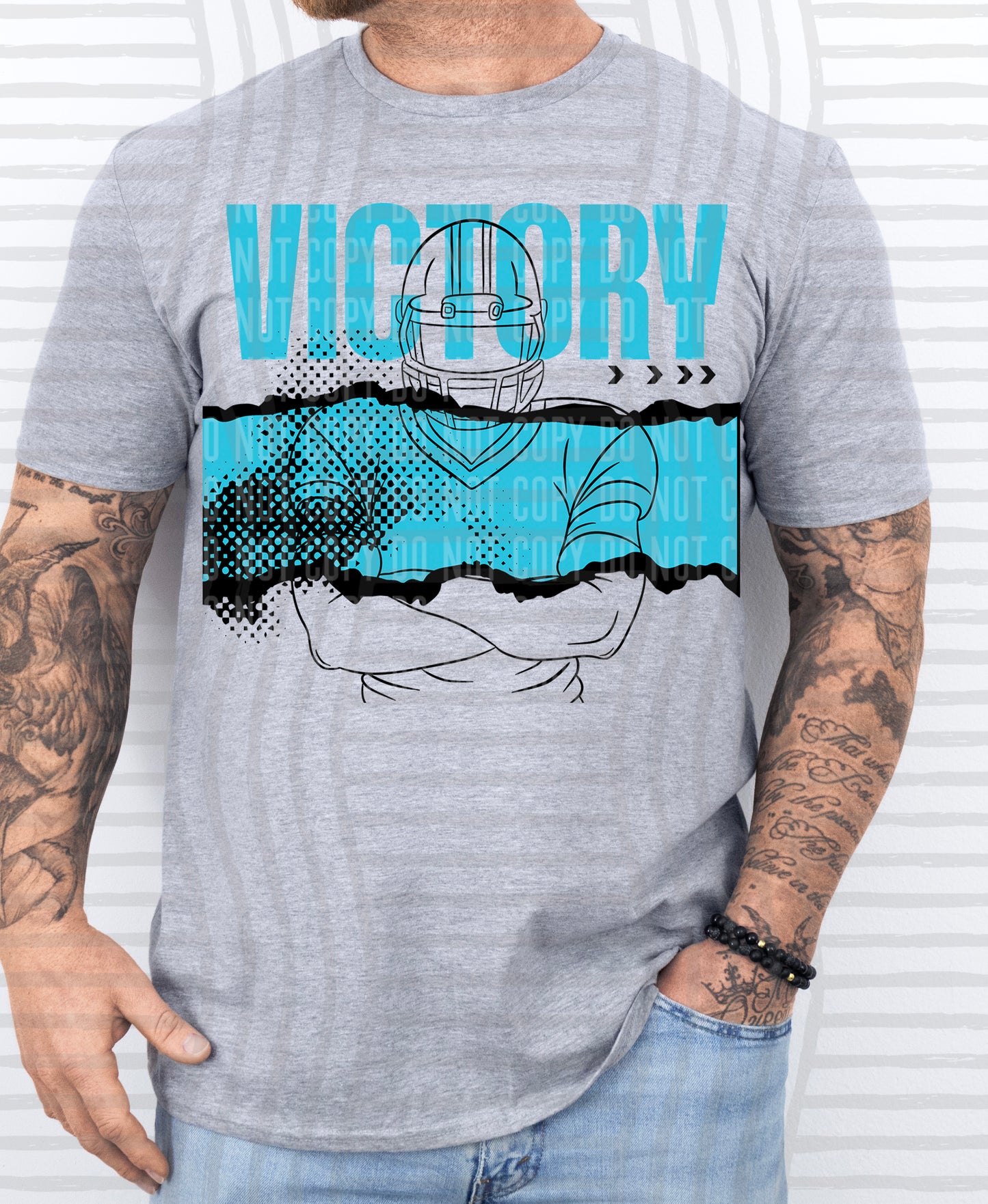 VICTORY Football - Color Dropdown Digital Download 300DPI PNG FILE