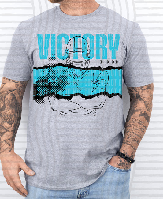 VICTORY Football - Color Dropdown Digital Download 300DPI PNG FILE