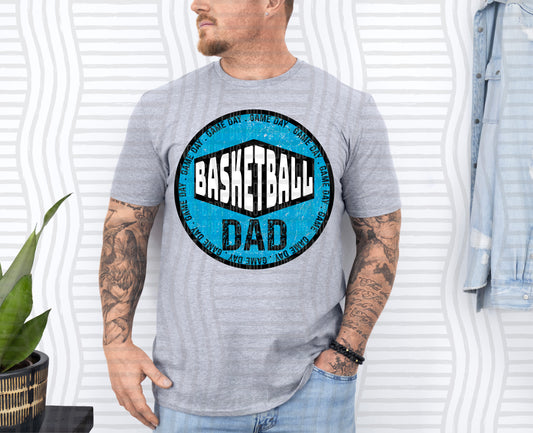 Basketball DAD -Color Dropdown Digital Download 300DPI PNG FILE