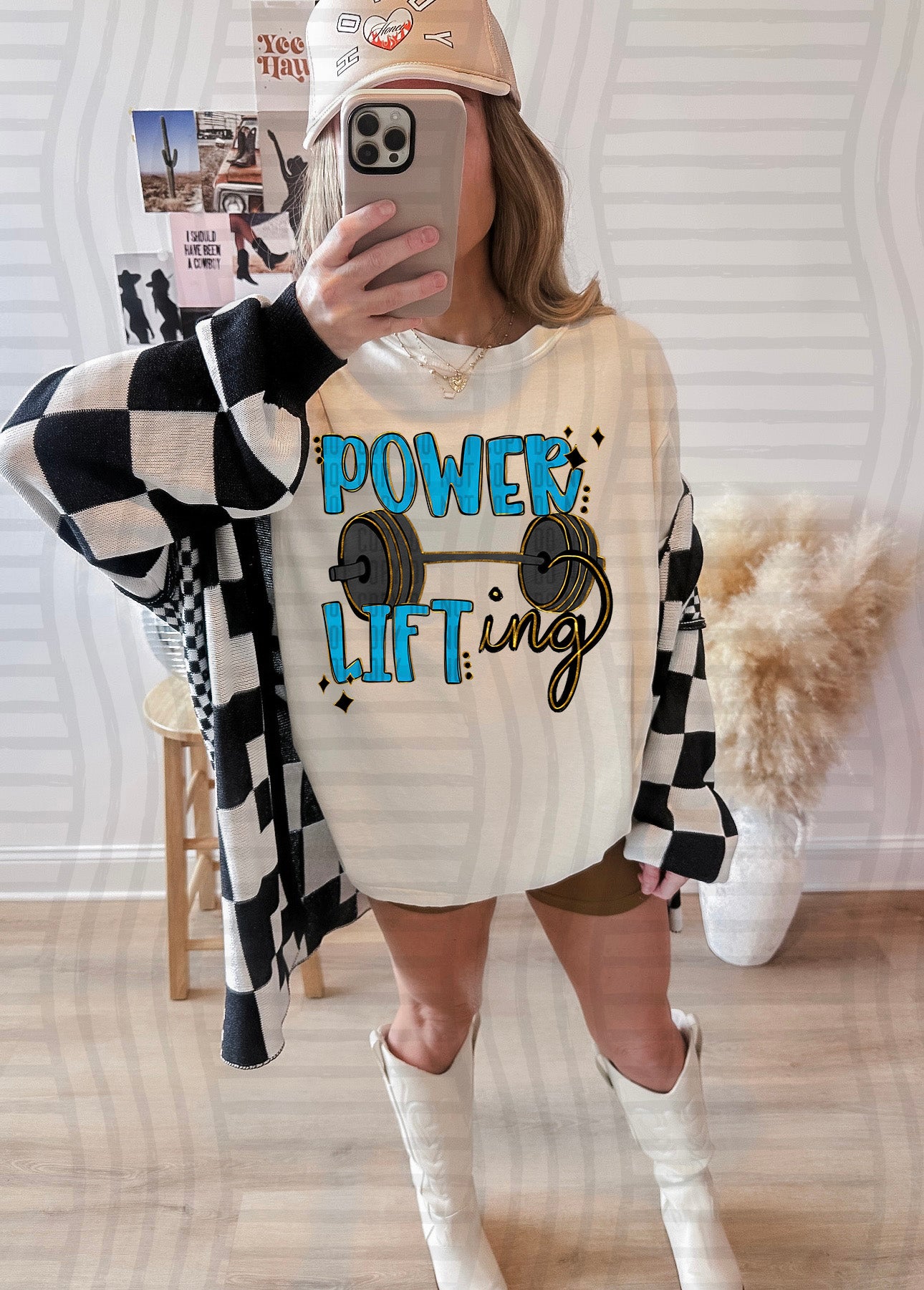 Power Lifting - Color Dropdown Digital Download 300DPI PNG FILE