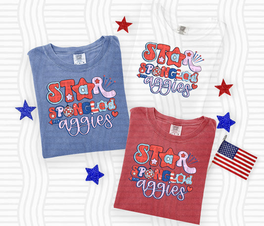 Star Spangled  - Custom + DROPDOWN - 300 DPI digital download