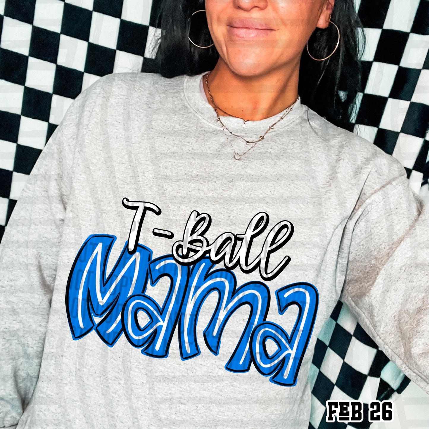 T-Ball Mama - Color Dropdown Digital Download 300DPI PNG FILE