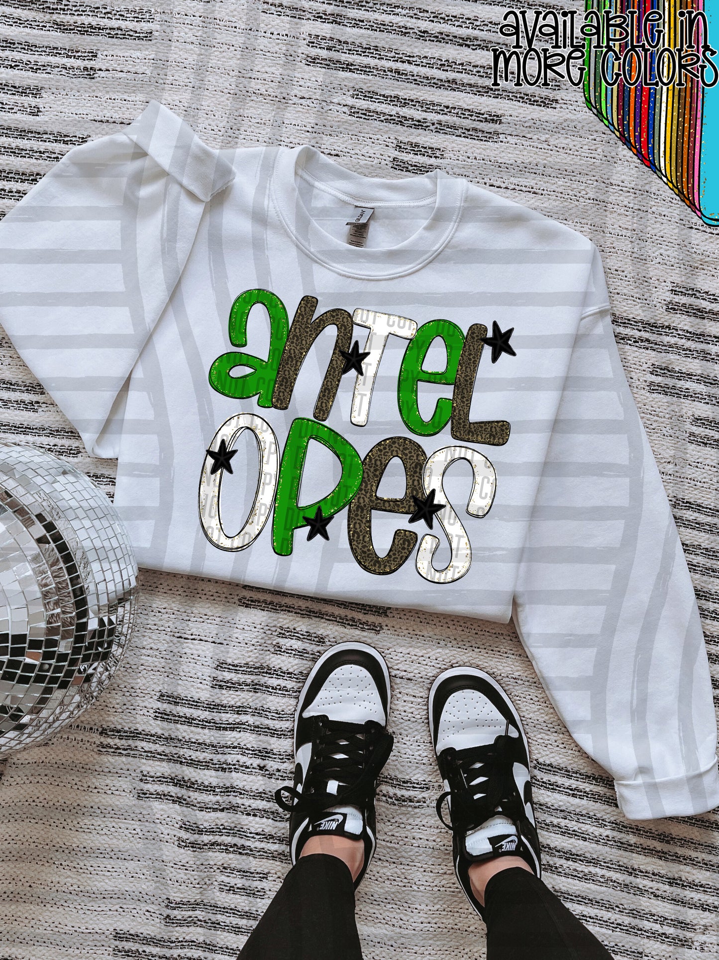 CUSTOM - Leopard Game Day Glam  - Digital download 300DPI PNG FILE