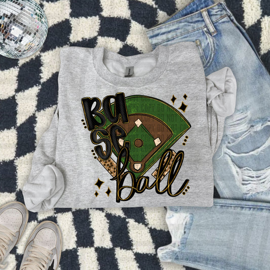 Baseball Field -Color Dropdown Digital Download 300DPI PNG FILE