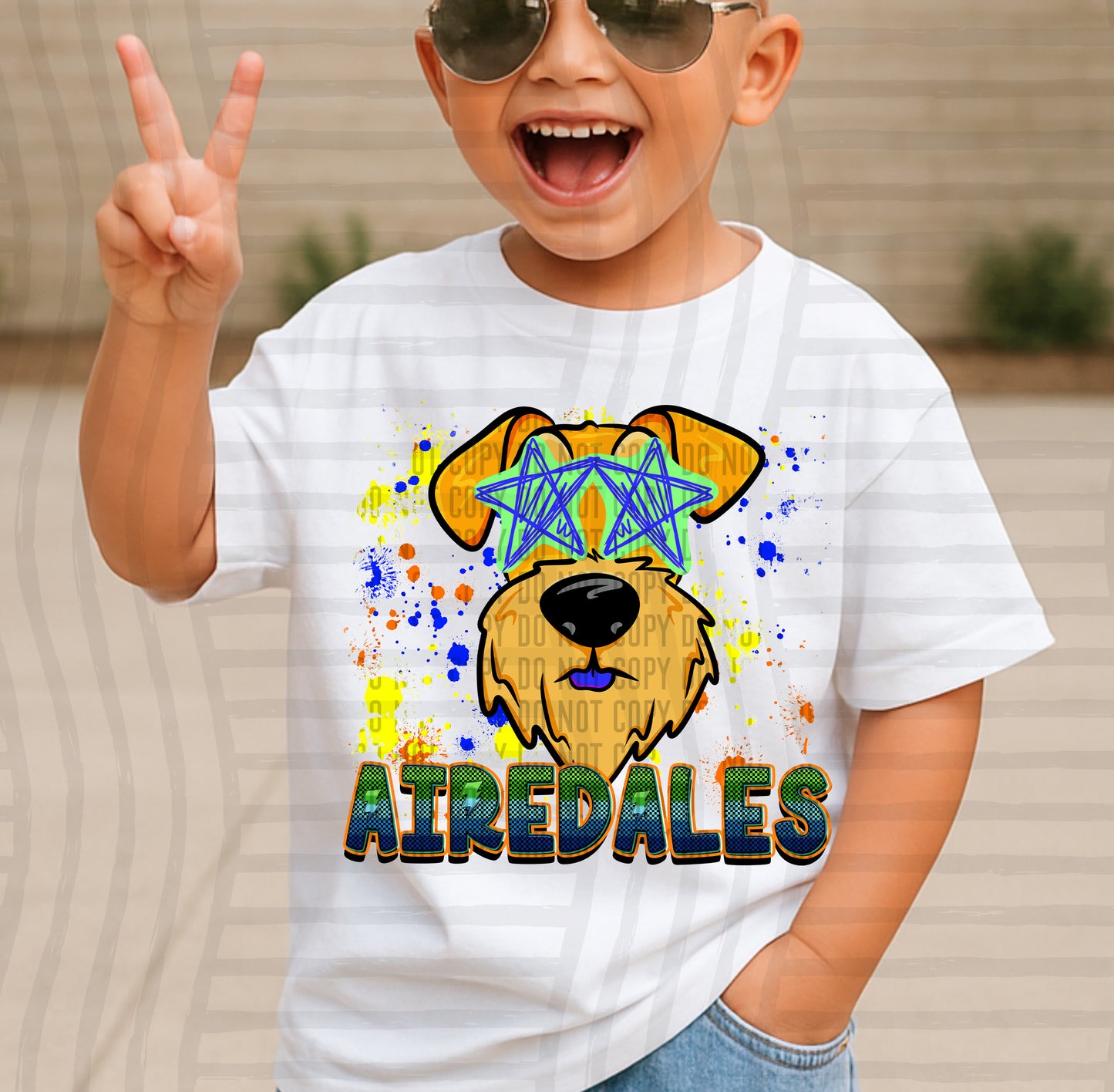 Paint Splatter STARRY EYED mascots blue/green/orange -  Digital Download 300DPI PNG FILE