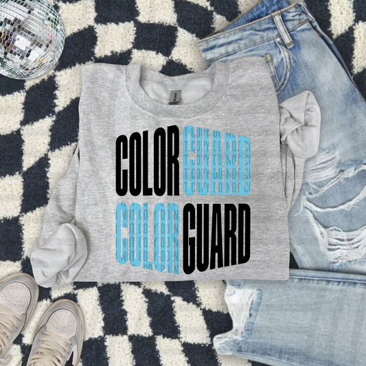 COLOR GUARD word art -  Color Dropdown Digital Download 300DPI PNG FILE