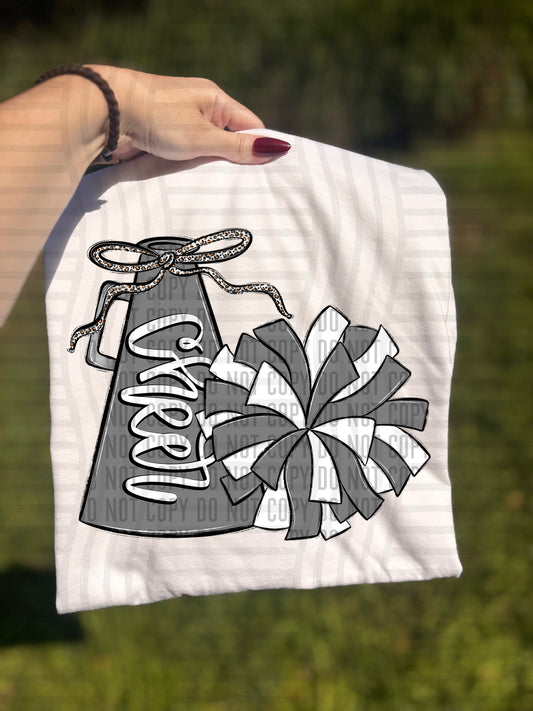 Cheer poms - Color Dropdown -Digital Download 300DPI PNG FILE