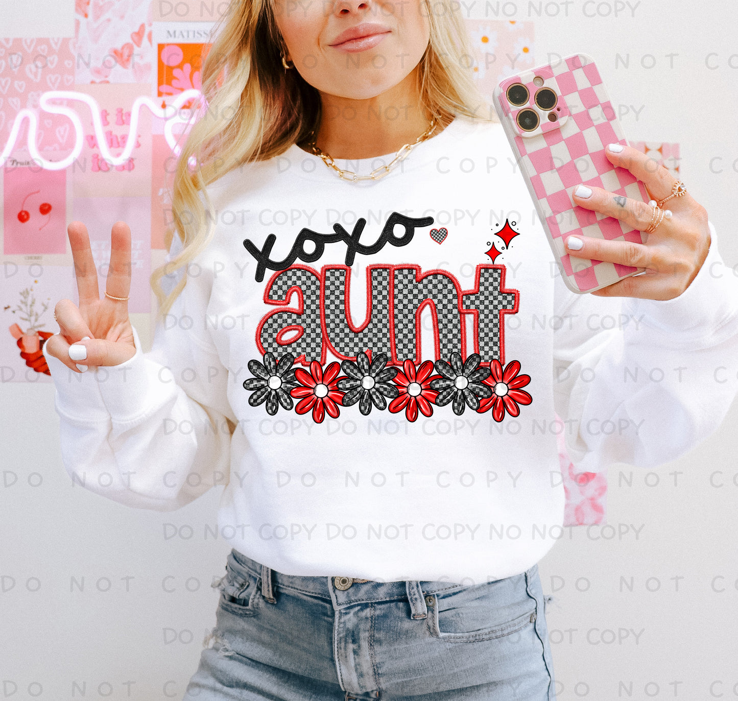 XOXO - PICK A NAME DROPDOWN + CUSTOM - Digital Download 300DPI PNG FILE