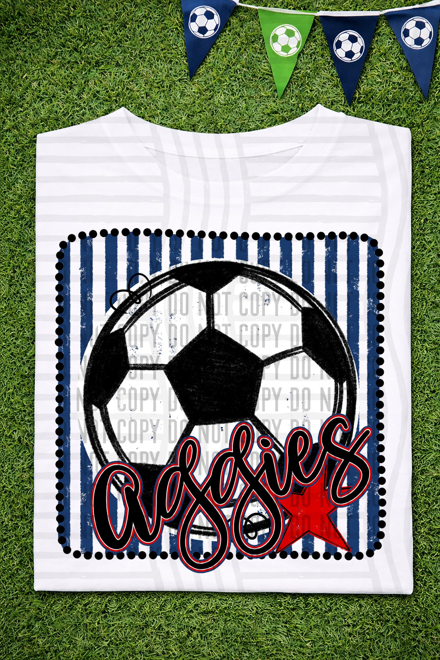 Soccer RWB Framed -  Custom + DROPDOWN - 300 DPI digital download