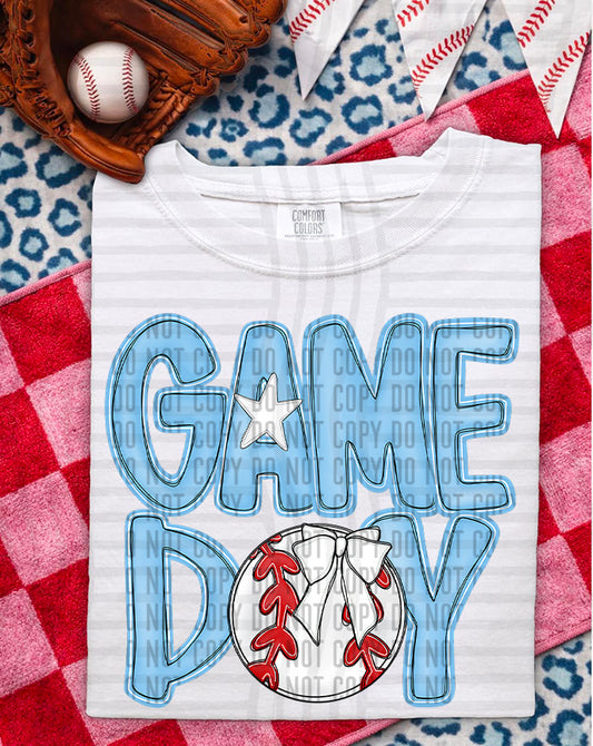 SOFTBALL - GAME DAY - Color Dropdown Digital Download 300DPI PNG FILE