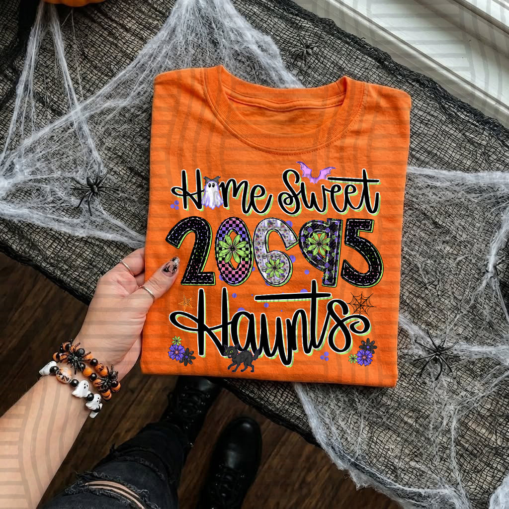 Home Sweet Haunts - ZIP CUSTOM - ZIP CODE - Digital Download 300DPI PNG FILE