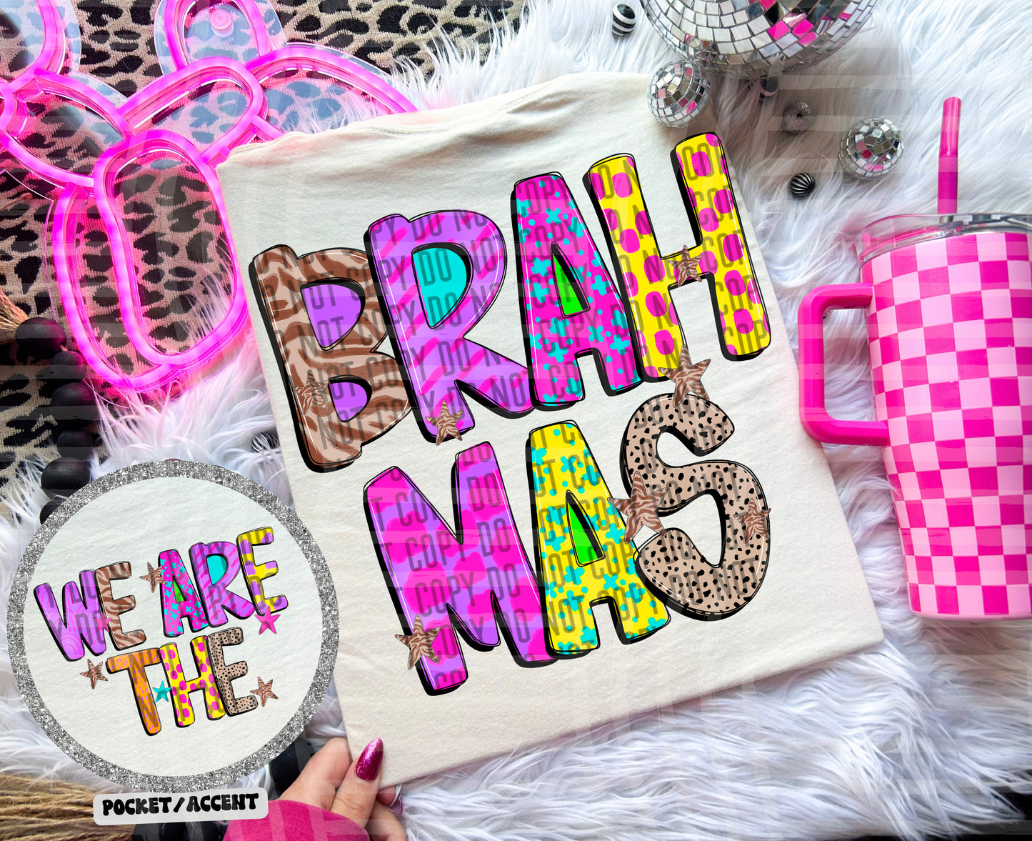 Funky Mix Up - Optional POCKET - Custom + Dropdown  - 300 dpi Digital Download