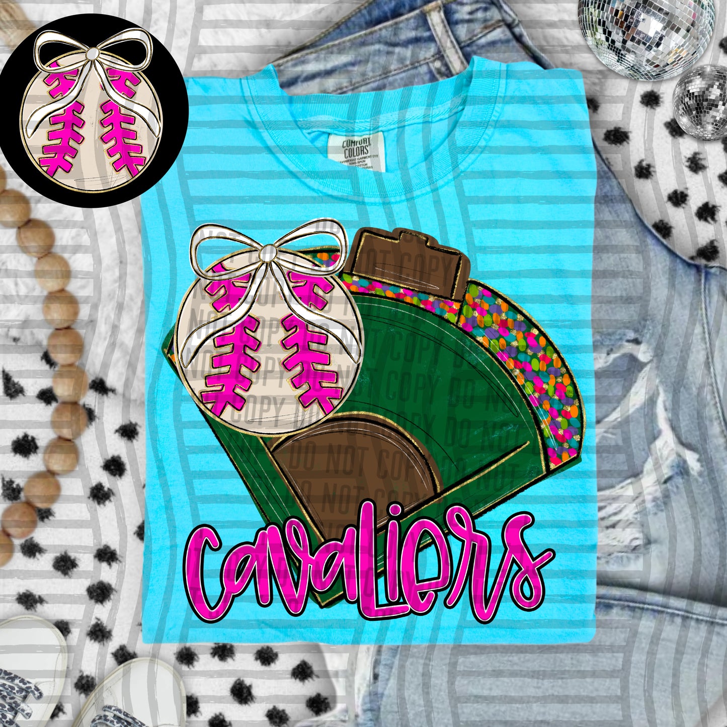 Preppy Baseball Field -optional pocket + Custom + Dropdown - 300 dpi Digital Download