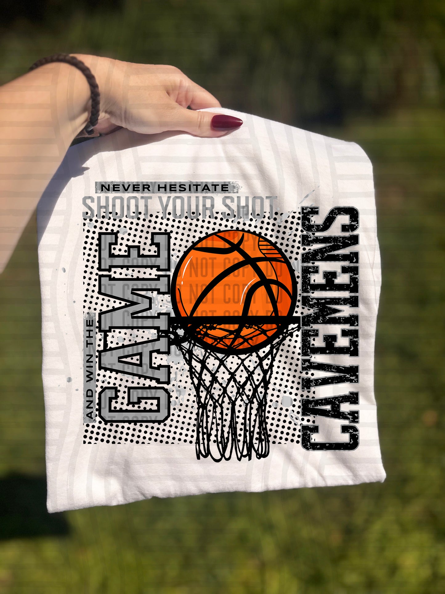 Basketball Never Hesitate - 300 dpi Digital Download