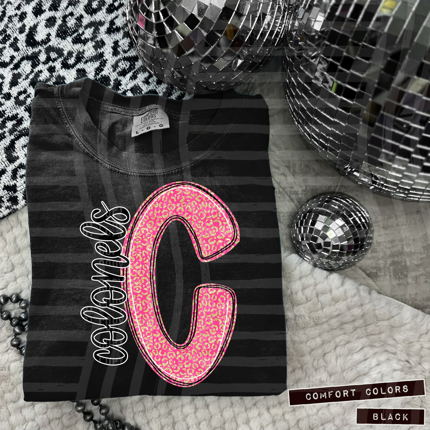 Pink Leopard Single Letter - Dropdown + CUSTOM- Digital Download 300DPI PNG FILE