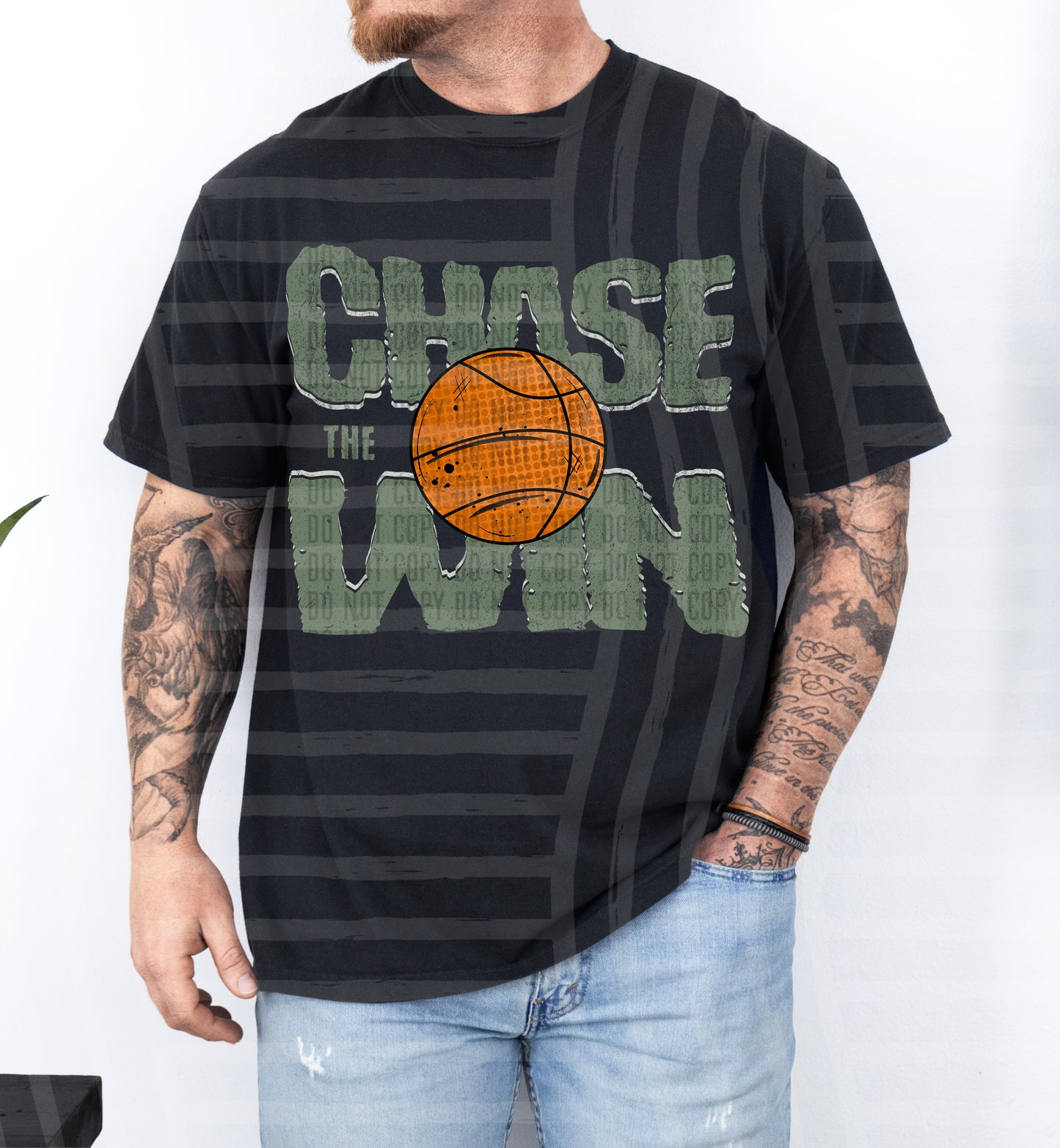 Chase the Win BASKETBALL - Color Dropdown Digital Download 300DPI PNG FILE