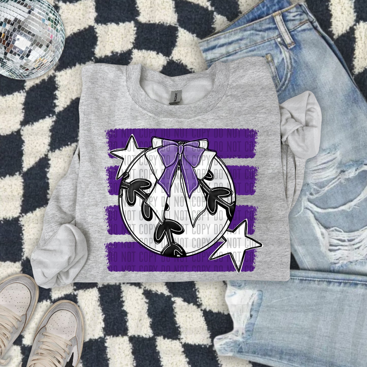 BASEBALL BOW BOW CC 2608-0013- Color Dropdown Digital Download 300DPI PNG FILE