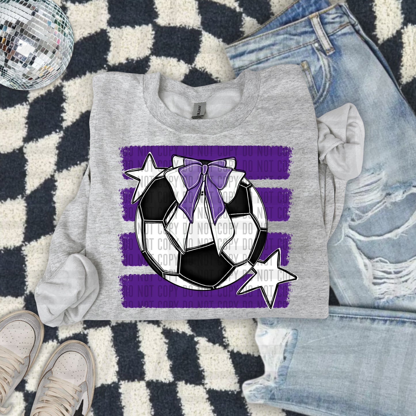 SOCCER BOW CC 2608-0011 - Color Dropdown Digital Download 300DPI PNG FILE