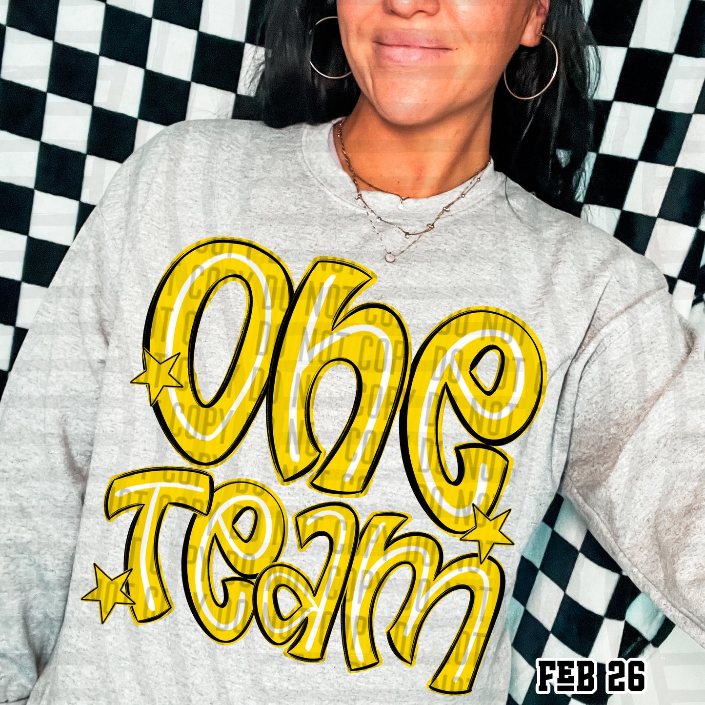 ONE TEAM - Color Dropdown Digital Download 300DPI PNG FILE