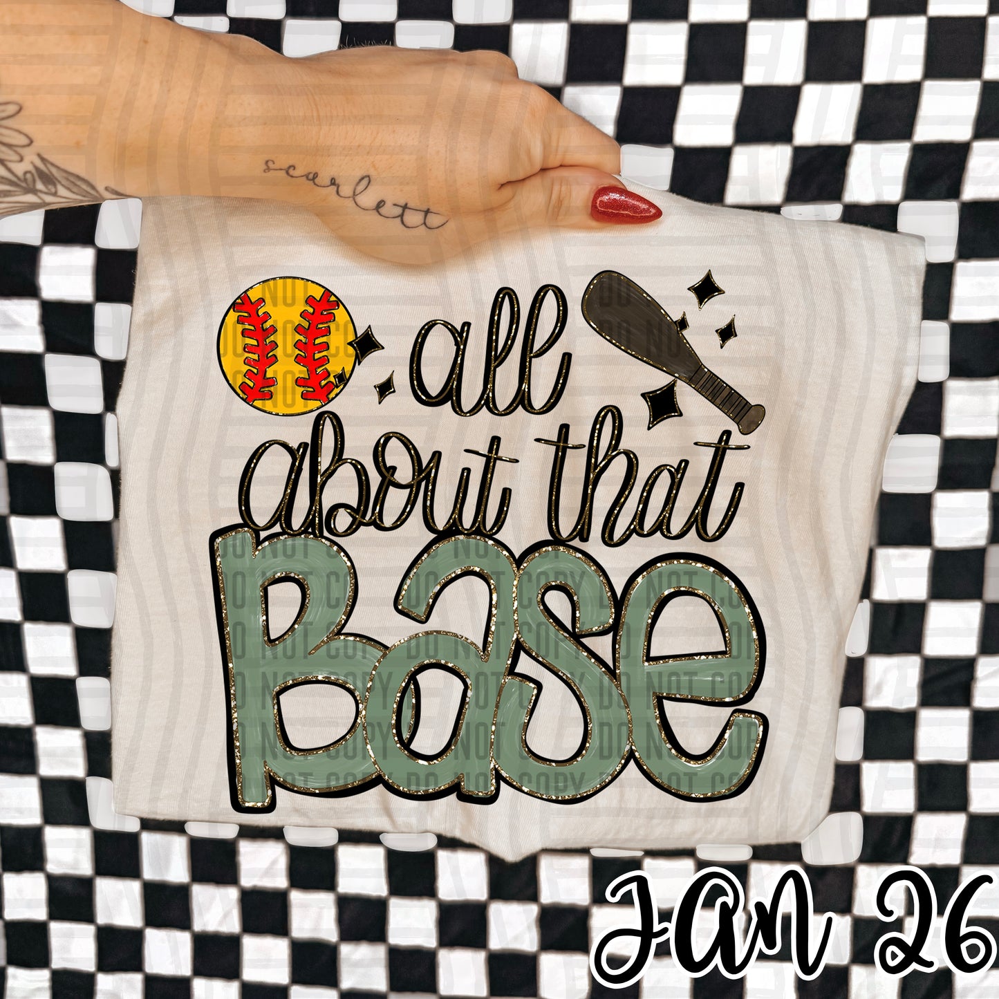 All about that Base- (SOFTBALL) Color Dropdown Digital Download 300DPI PNG FILE