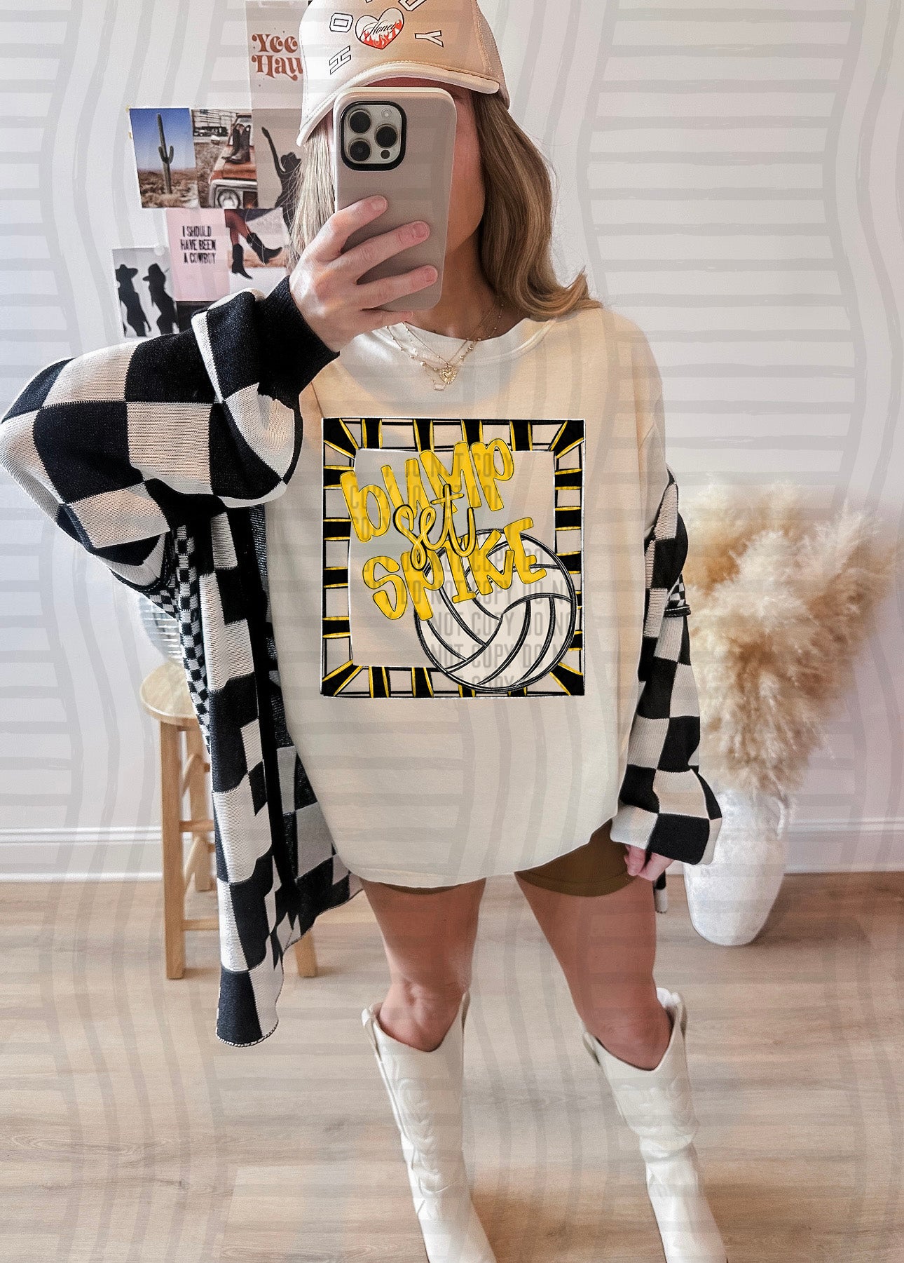 Bump, Set, Spike - Volleyball - Color Dropdown Digital Download 300DPI PNG FILE