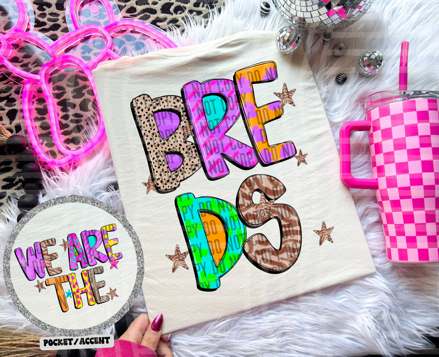 Funky Mix Up - Optional POCKET - Custom + Dropdown  - 300 dpi Digital Download