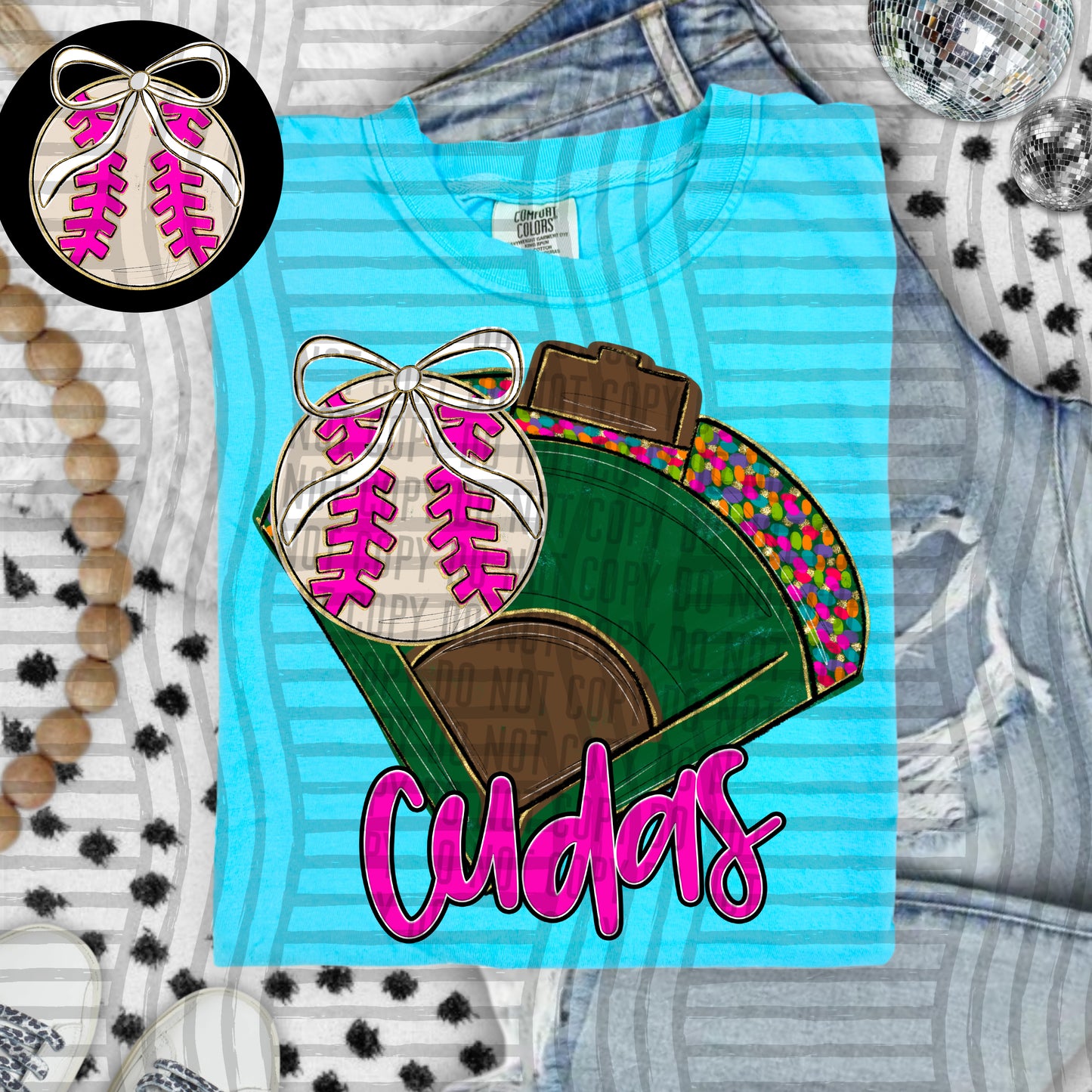 Preppy Baseball Field -optional pocket + Custom + Dropdown - 300 dpi Digital Download