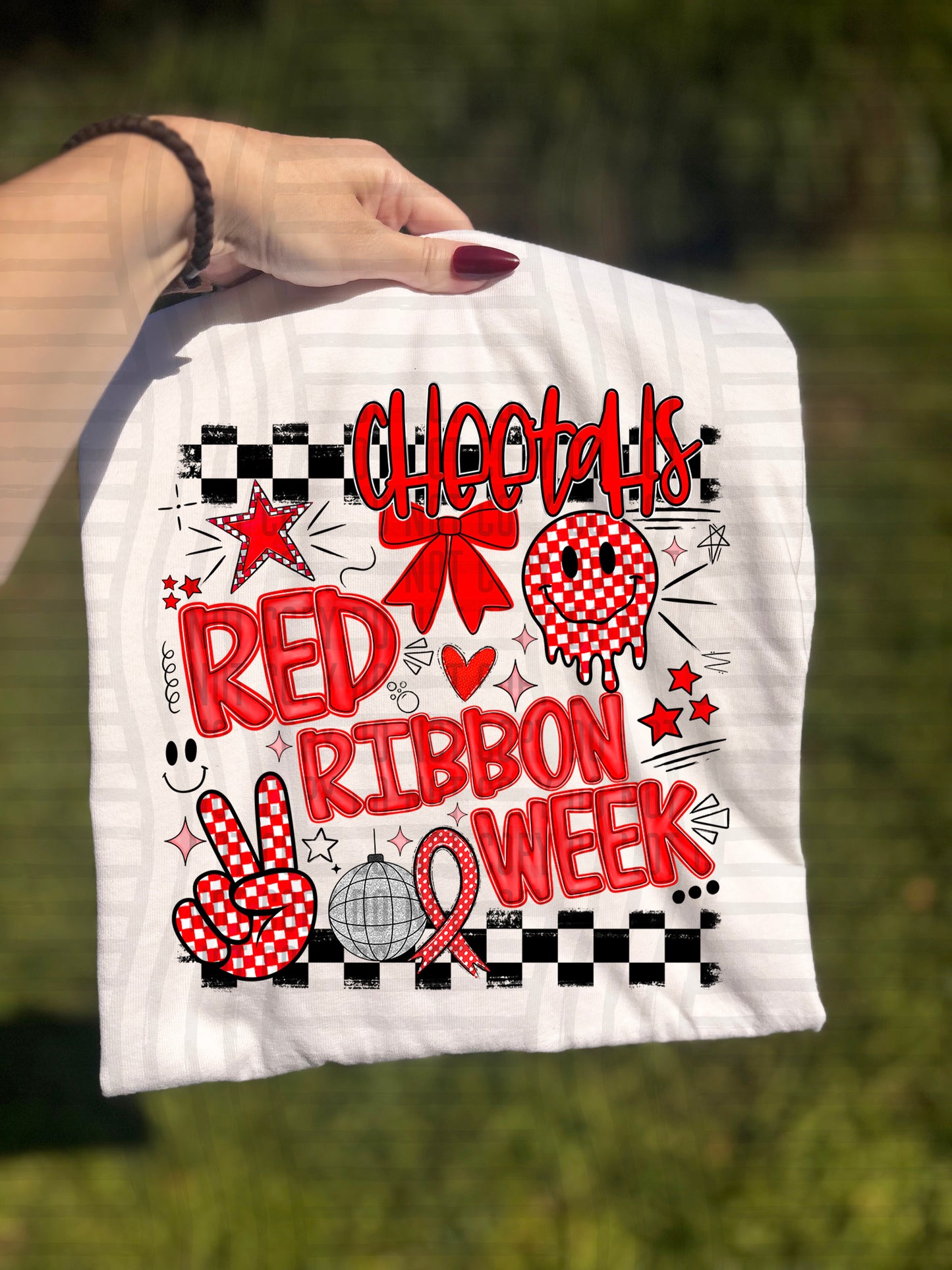 RED RIBBON WEEK - 300 dpi Digital Download