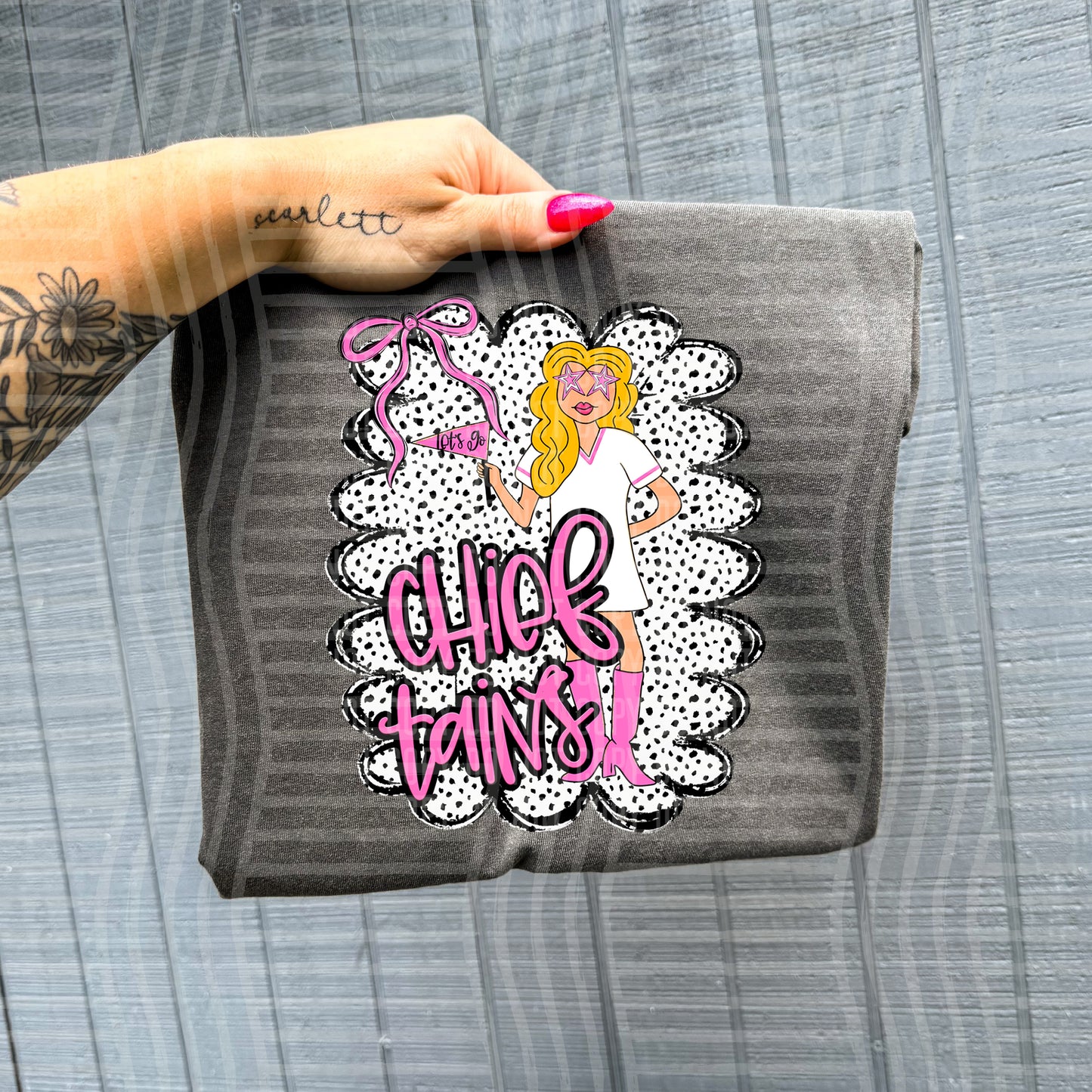 Pink Preppy Gals BLONDE + CUSTOM - Dropdown - Digital Download 300DPI PNG FILE