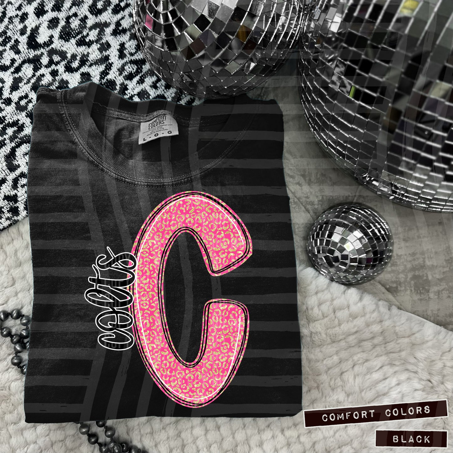 Pink Leopard Single Letter - Dropdown + CUSTOM- Digital Download 300DPI PNG FILE