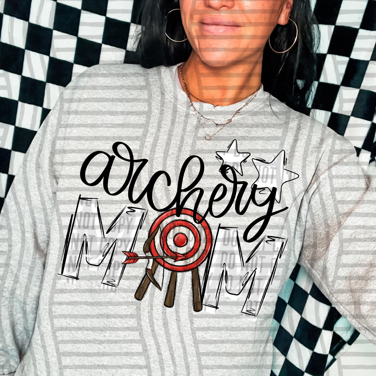 Archery Mom - Color Dropdown Digital Download 300DPI PNG FILE
