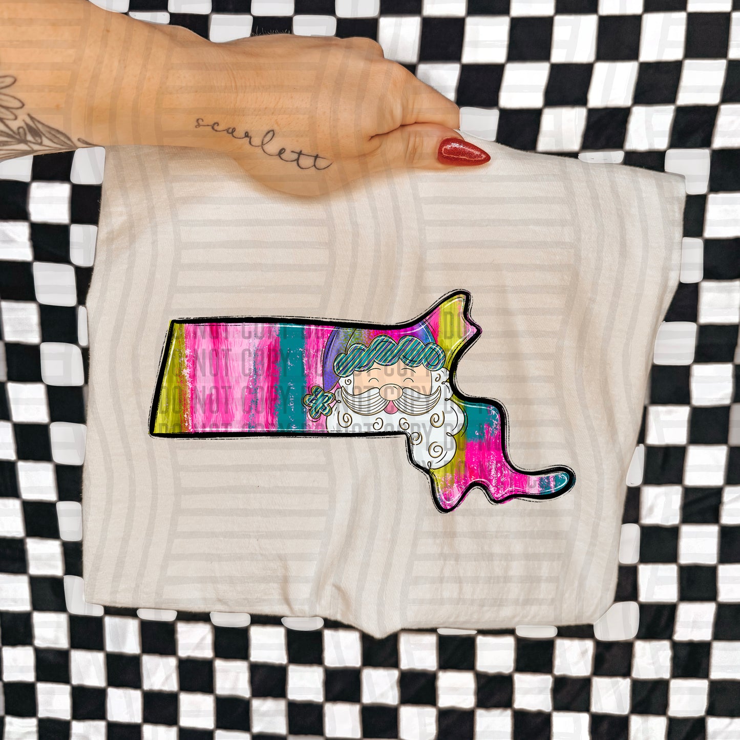 PICK A STATE - SANTA STATES - Digital download 300DPI PNG FILE