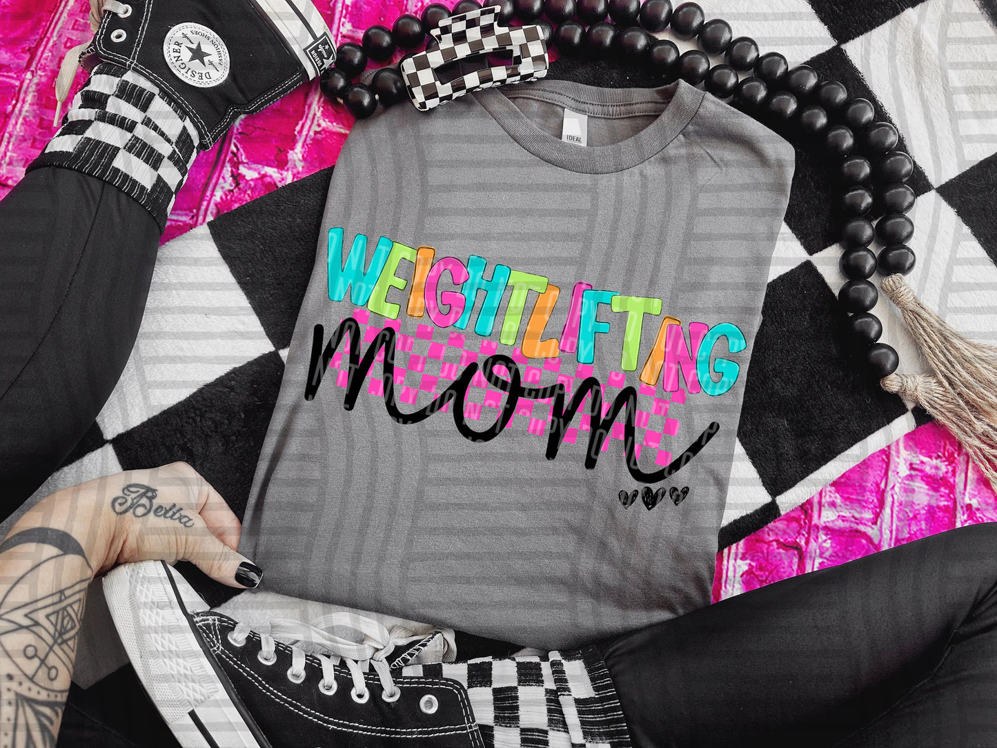 Checkmate Starburst Sports mom - DROPDOWN - 300 DPI digital download